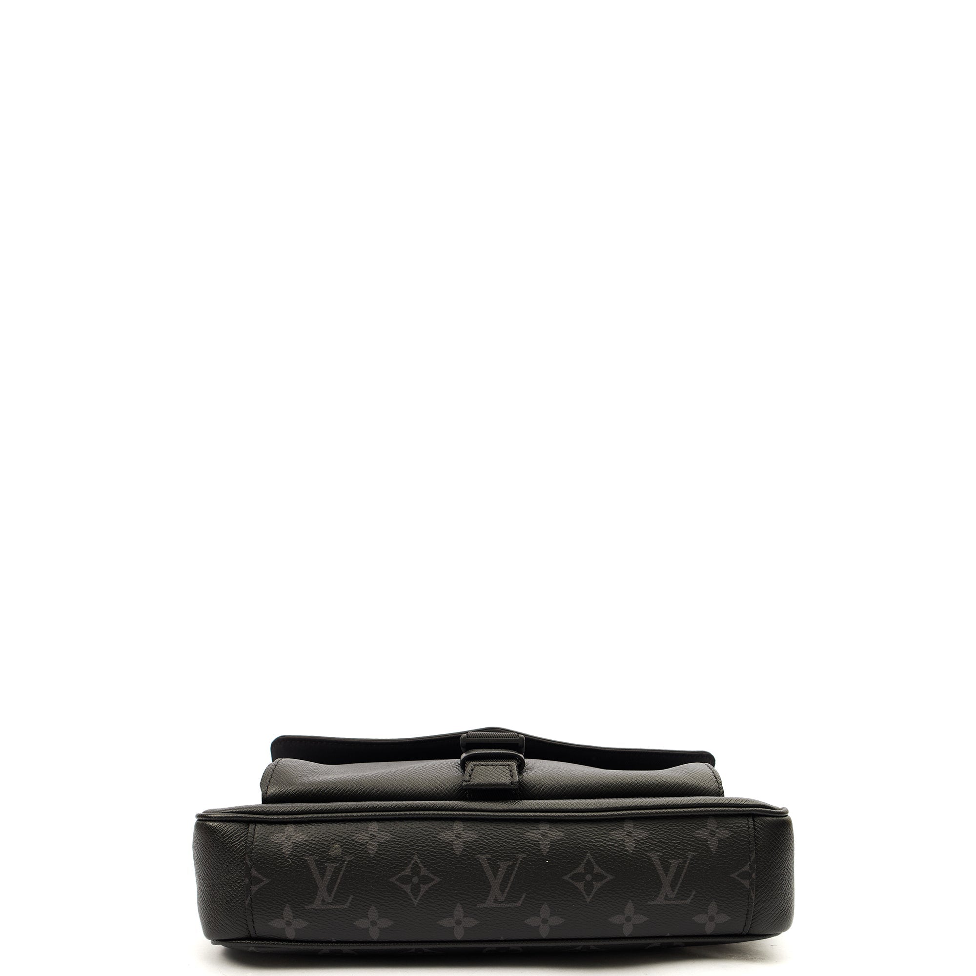 Louis Vuitton Satchel Outdoor Messenger in Monogram Eclipse, Canvas — Top View
