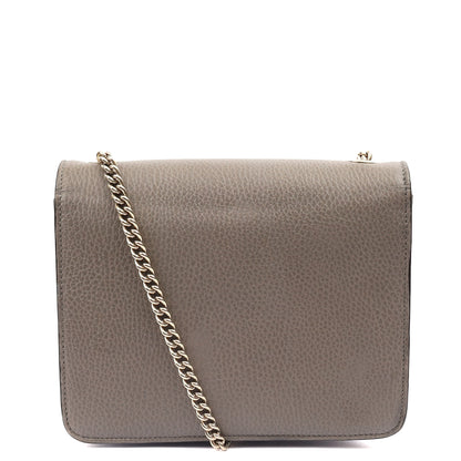 Gucci Cross Body Dollar Interlocking GG Bag - Small in Grey, Leather — Alternate View 15