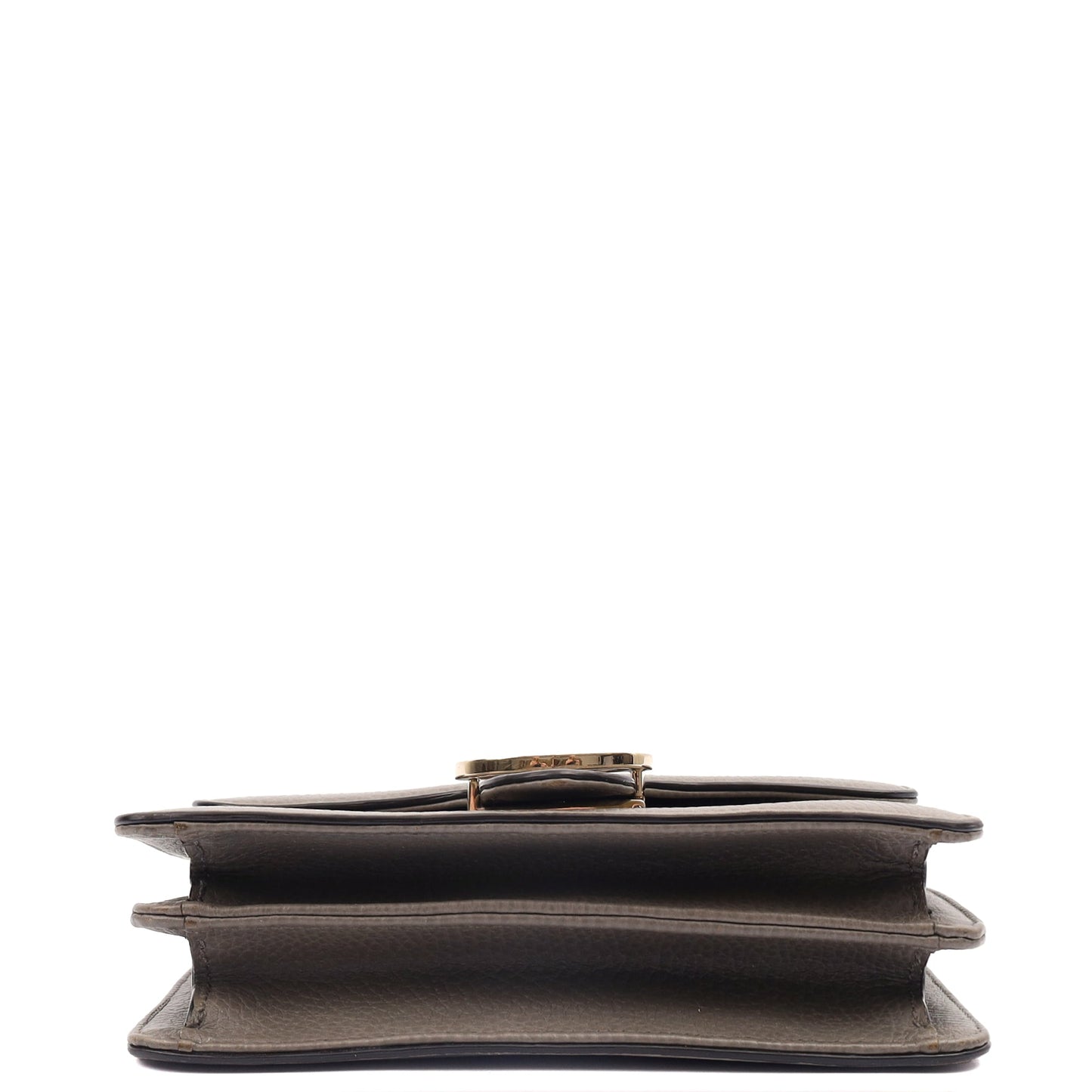Gucci Cross Body Dollar Interlocking GG Bag - Small in Grey, Leather — Alternate View 16