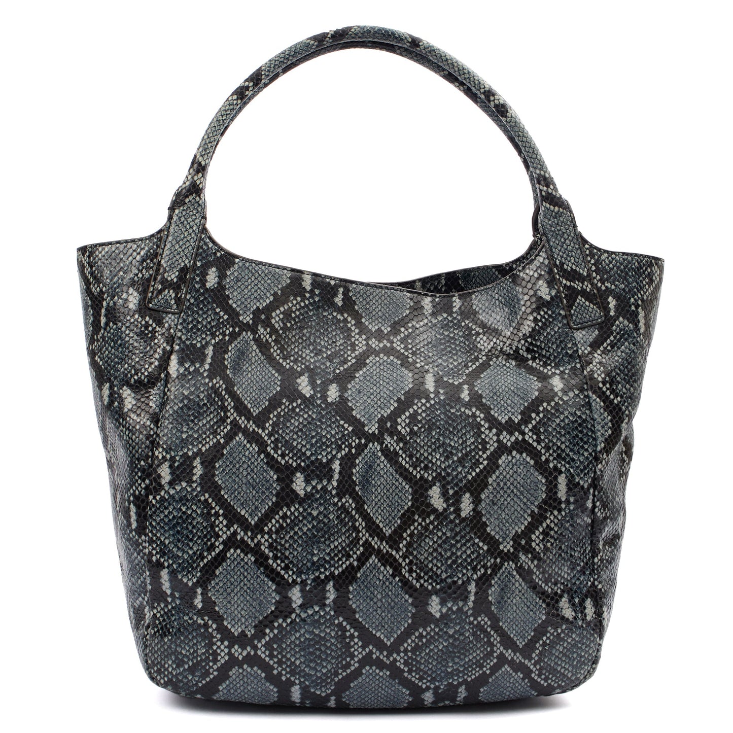 Anya Hindmarch Tote Shoulder Bag in Blue, Exotic Effect Leather — Alternate View 9