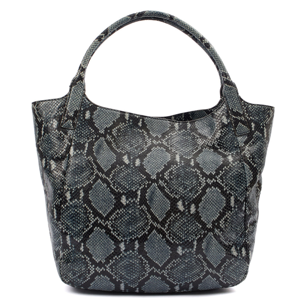 Anya Hindmarch Tote Shoulder Bag in Blue, Exotic Effect Leather — Alternate View 15