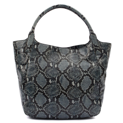 Anya Hindmarch Tote Shoulder Bag in Blue, Exotic Effect Leather — Alternate View 15