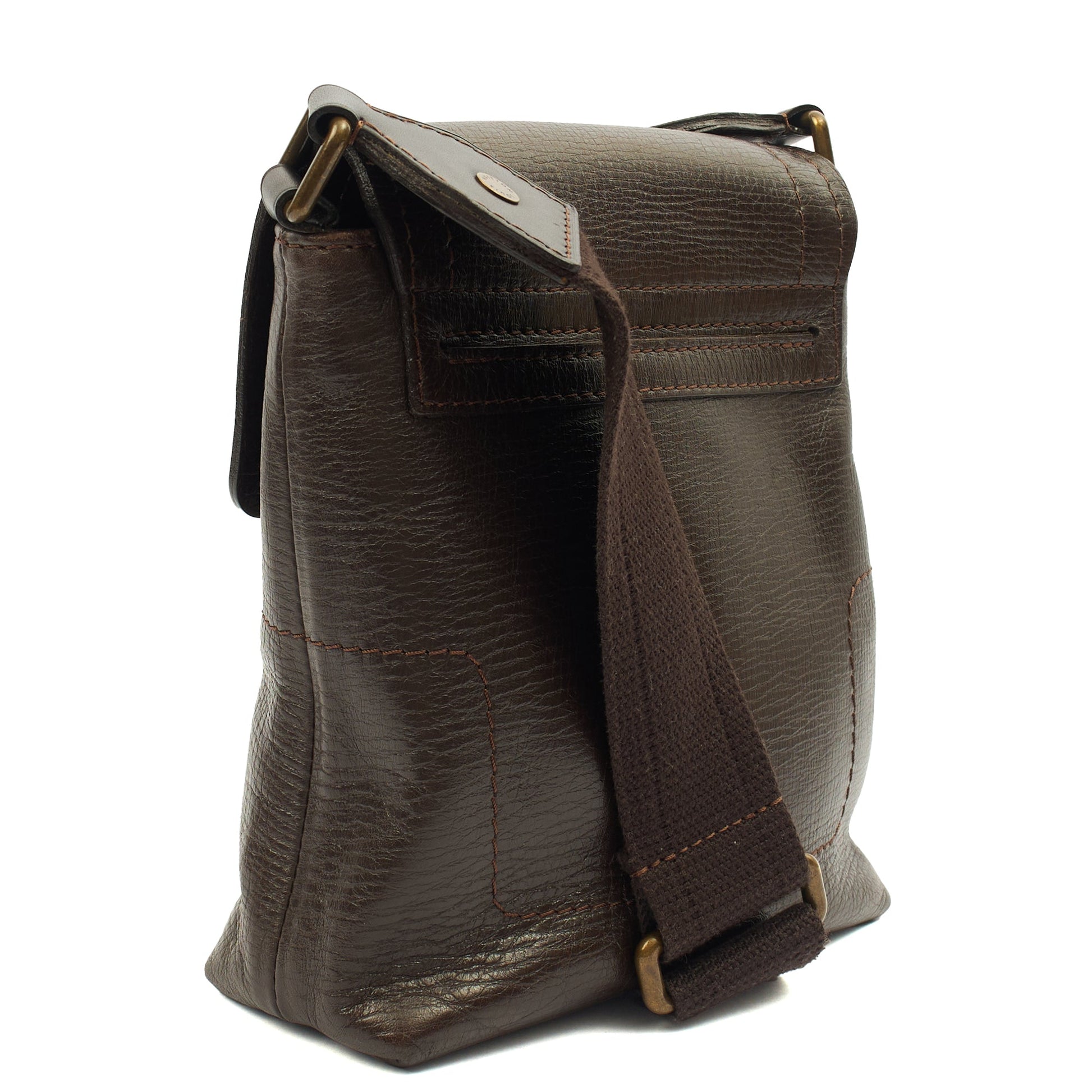 Louis Vuitton Cross Body Utah Omaha Messenger Bag in Brown, Leather — Side View