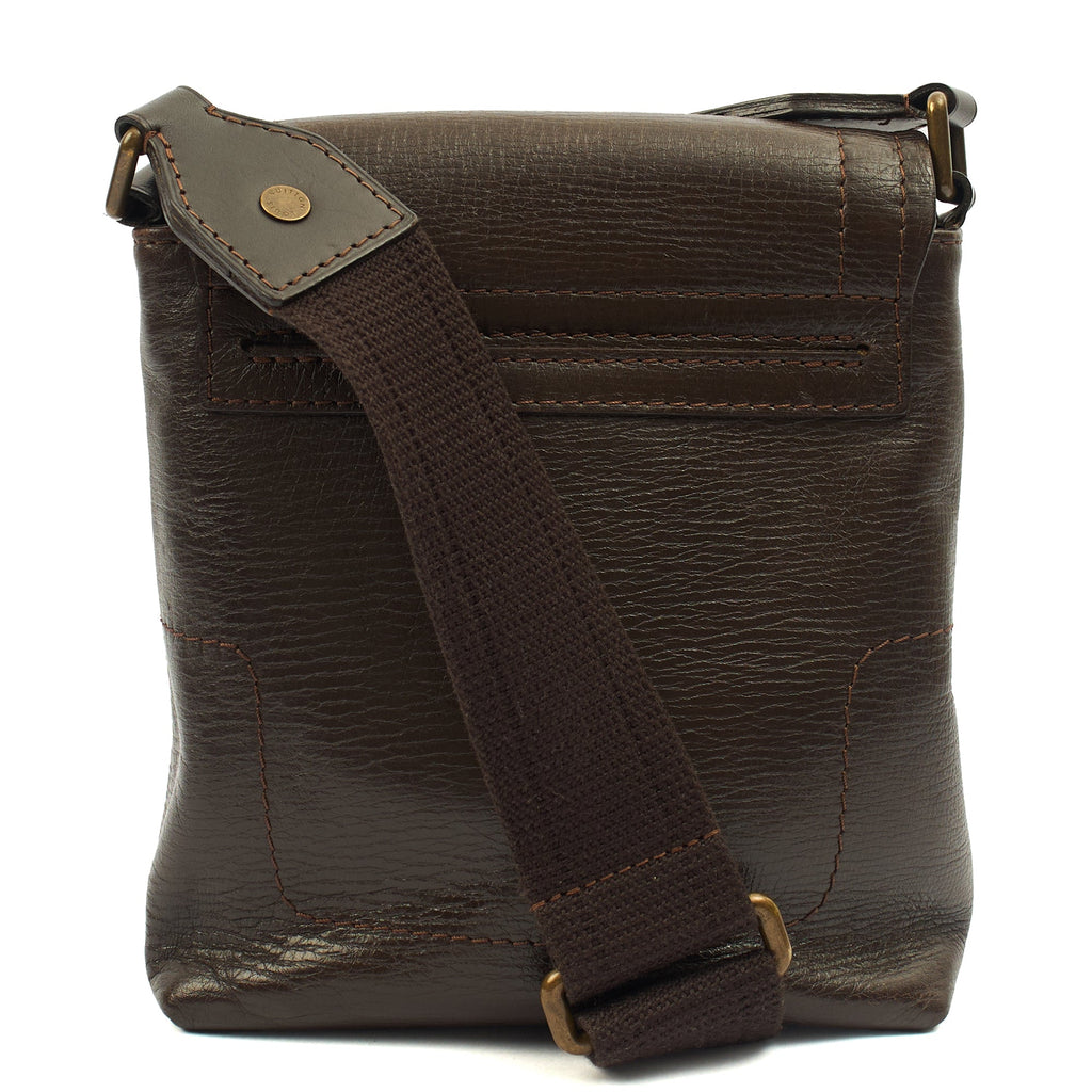 Louis Vuitton Cross Body Utah Omaha Messenger Bag in Brown, Leather — Back View