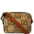 Gucci Cross Body Messenger in Brown, Fabric — Front View