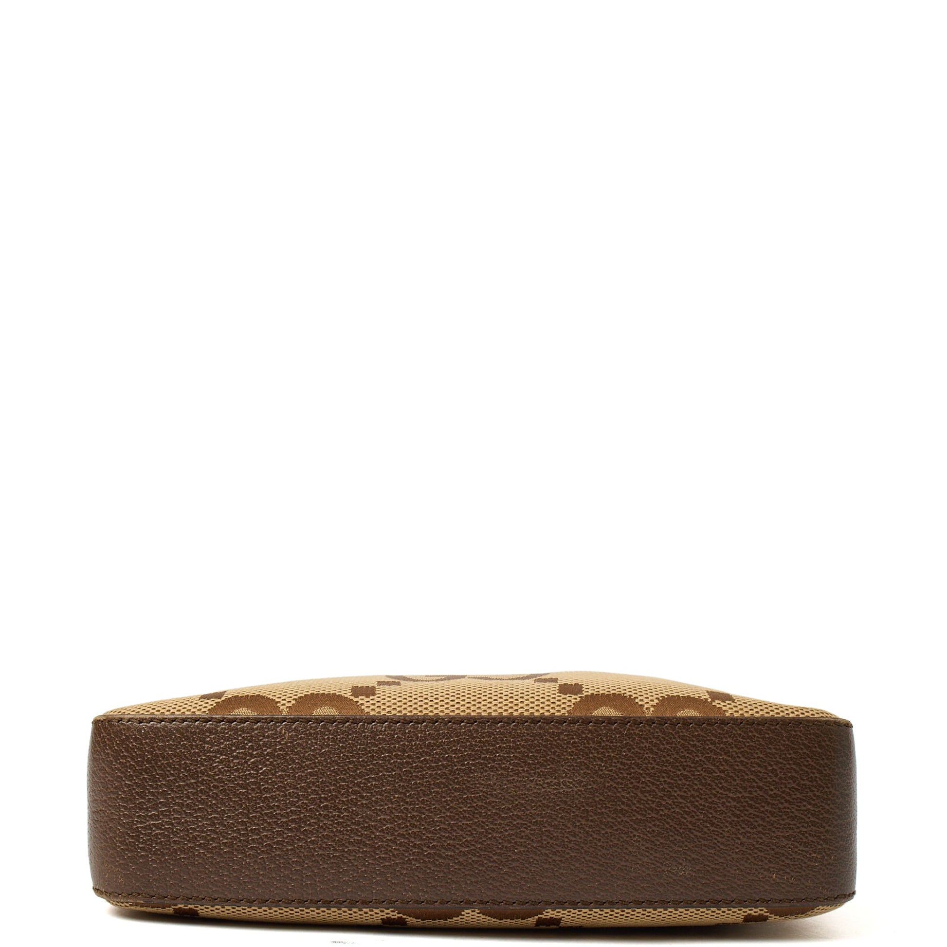 Gucci Cross Body Messenger in Brown, Fabric — Detail View