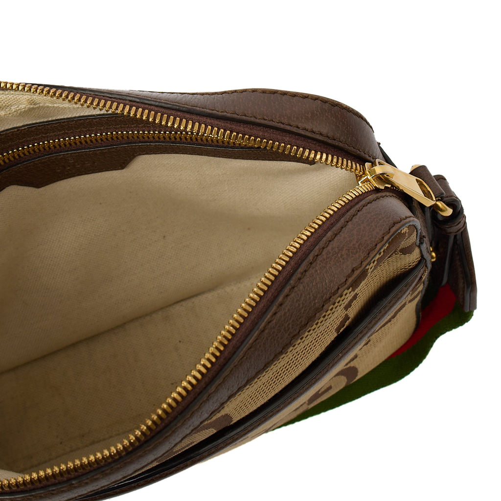 Gucci Cross Body Messenger in Brown, Fabric — Alternate View 7