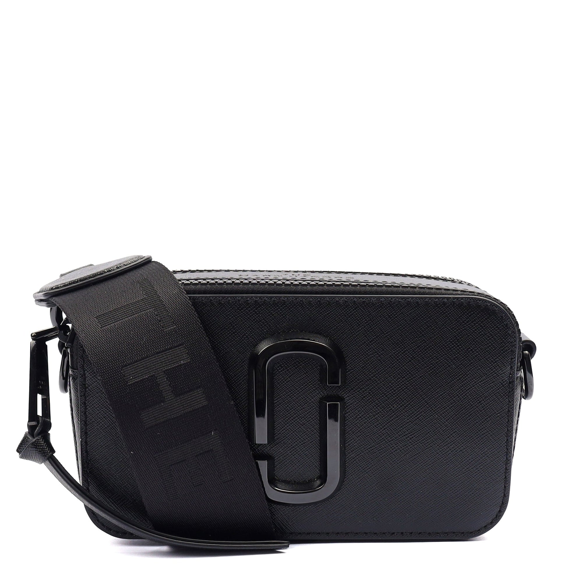 Marc Jacobs Cross Body Snapshot in Black, Leather — Alternate View 7