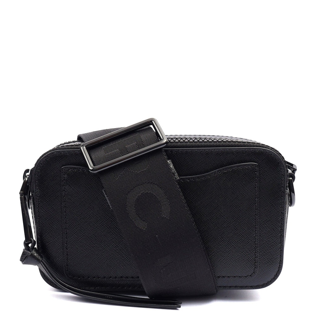Marc Jacobs Cross Body Snapshot in Black, Leather — Back View