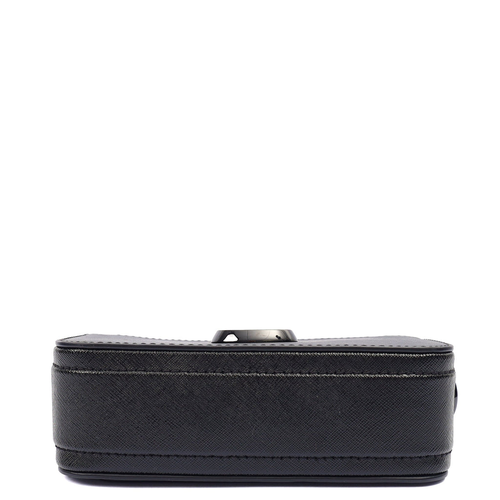 Marc Jacobs Cross Body Snapshot in Black, Leather — Top View