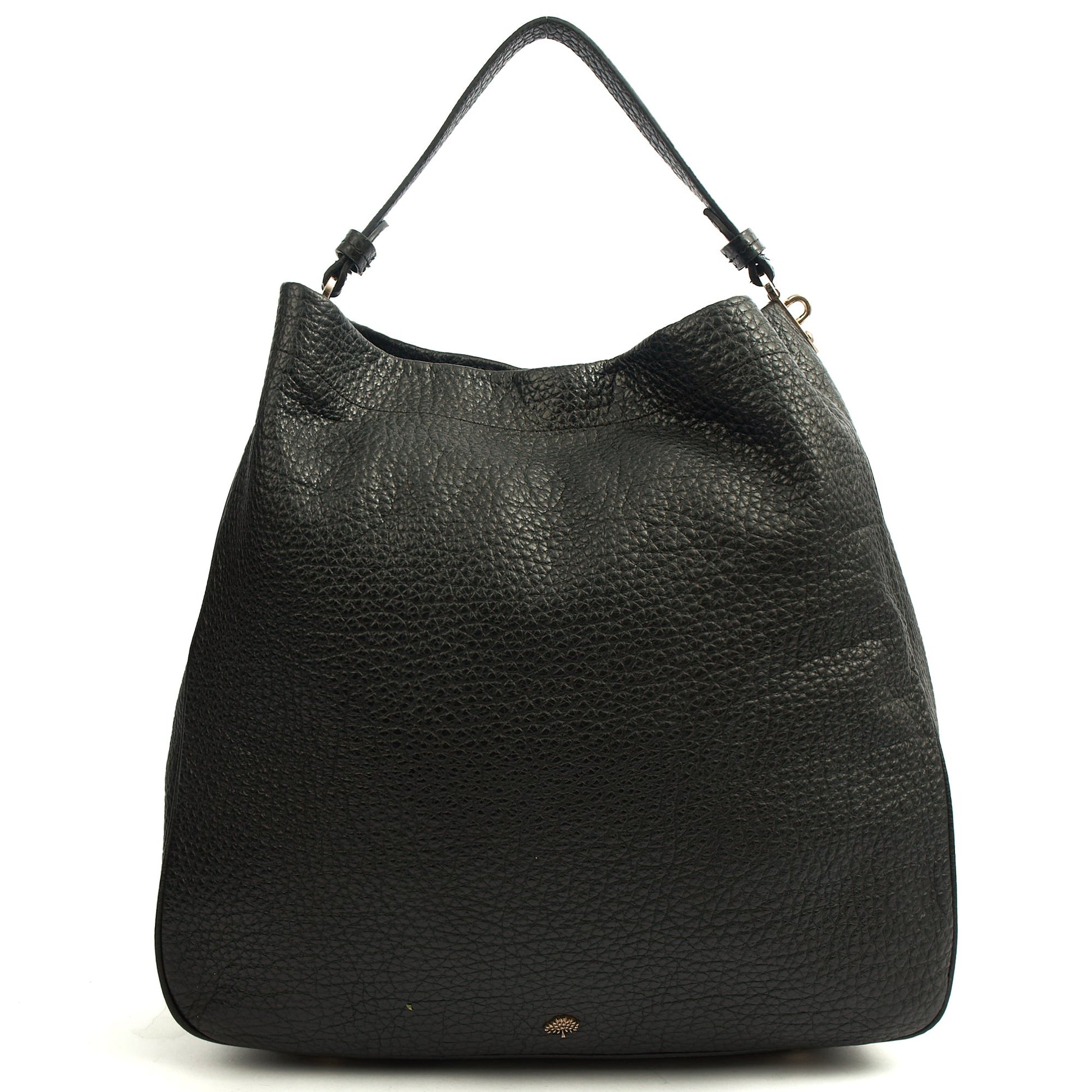 Mulberry Shoulder Bag Evelina in Black, Leather — Front View