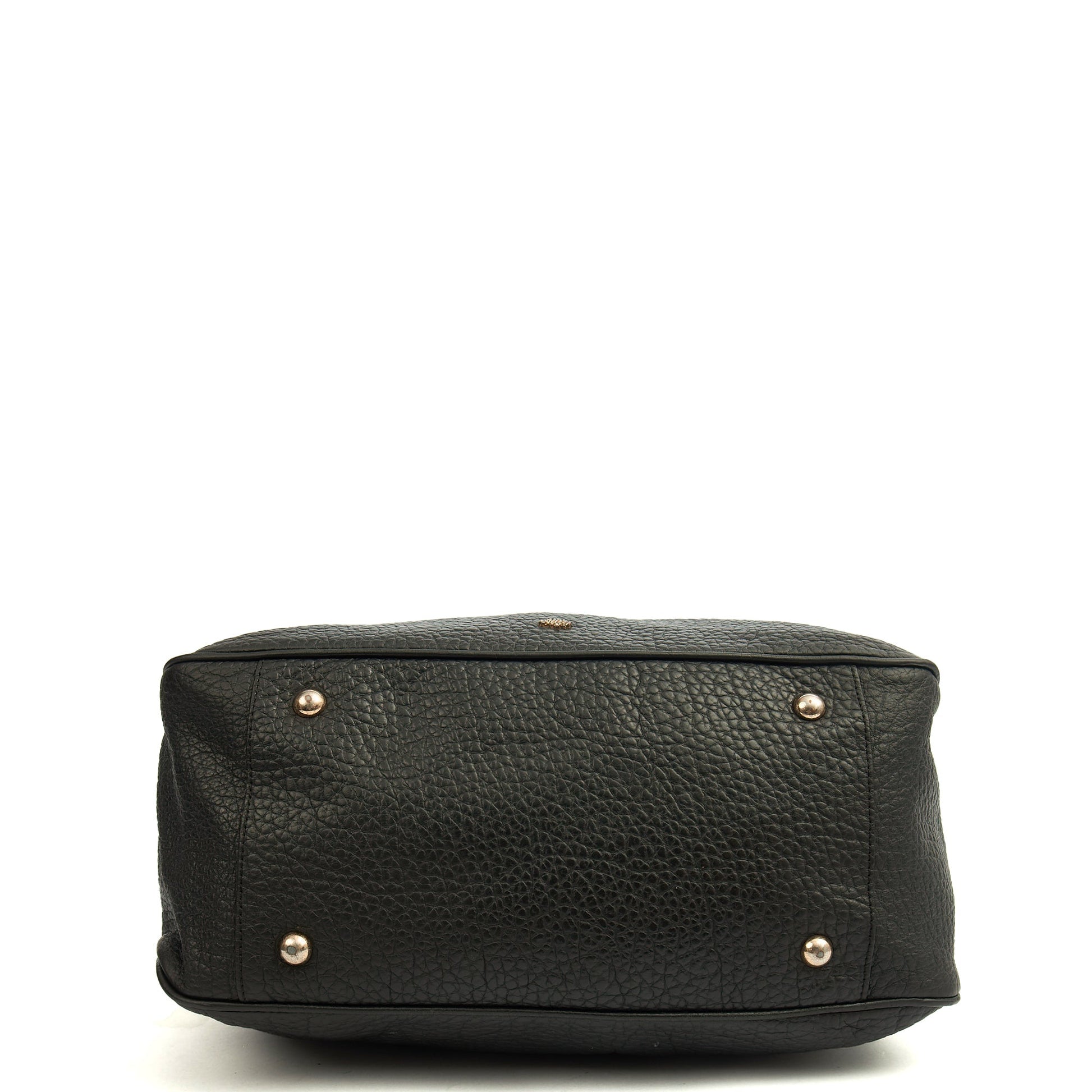 Mulberry Shoulder Bag Evelina in Black, Leather — Top View