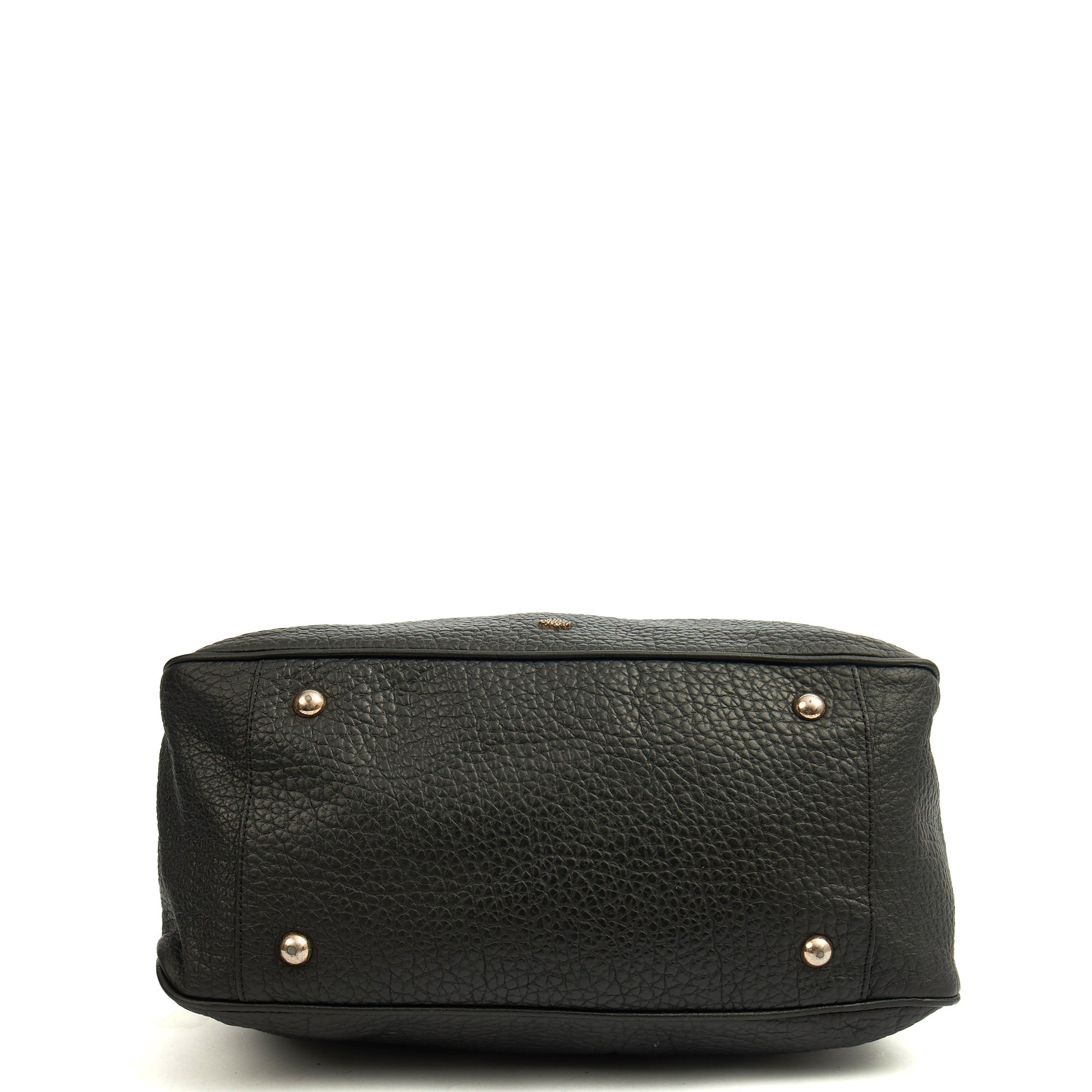 Mulberry Shoulder Bag Evelina in Black, Leather — Top View