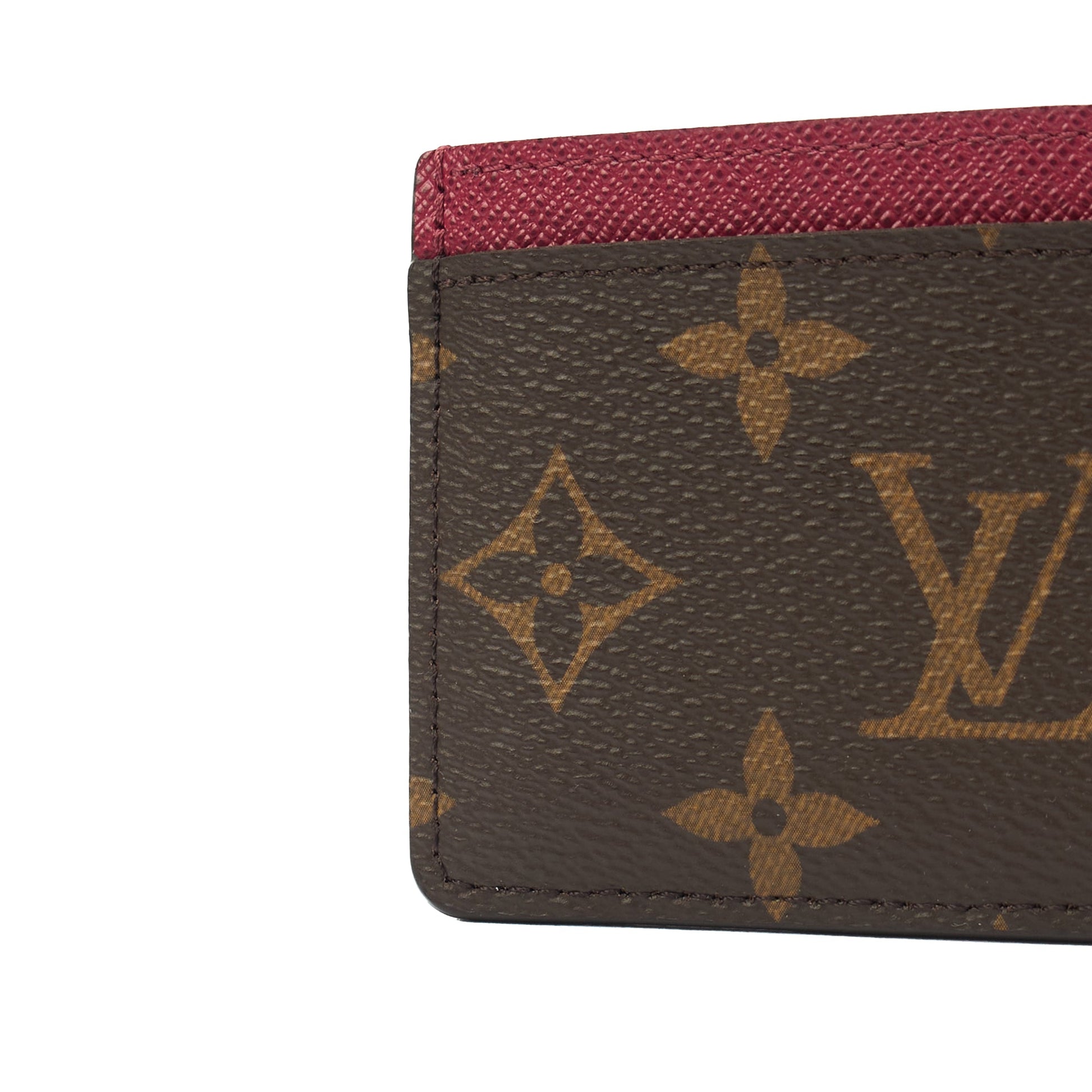 Louis Vuitton Card Holder Card Holder in Monogram, Canvas — Detail View
