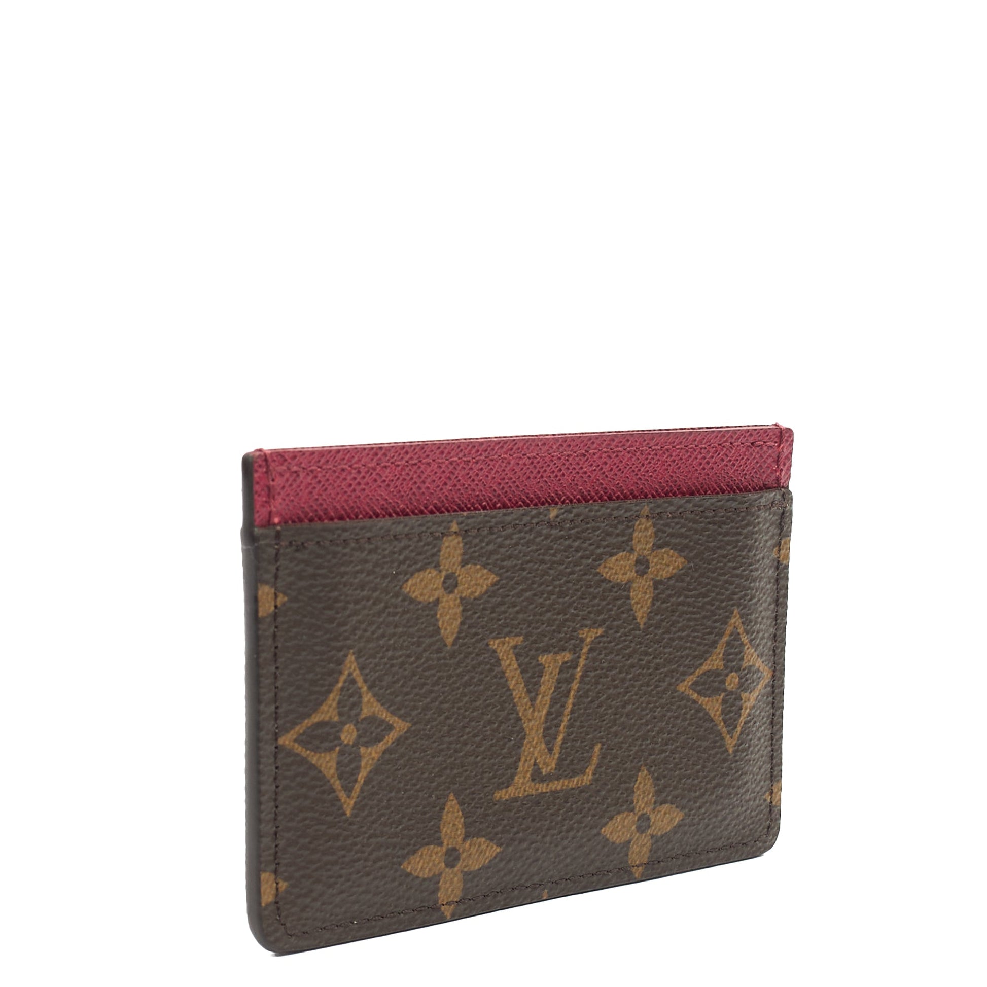 Louis Vuitton Card Holder Card Holder in Monogram, Canvas — Side View