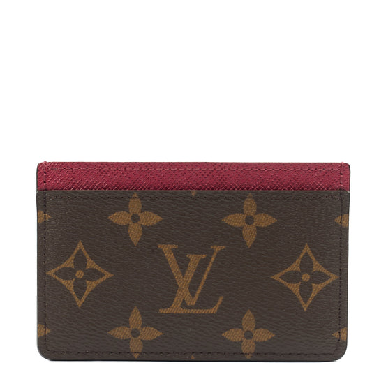 Louis Vuitton Card Holder Card Holder in Monogram, Canvas — Front View