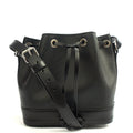 Louis Vuitton Bucket Bag Noe BB in Black, Epi Leather — Front View