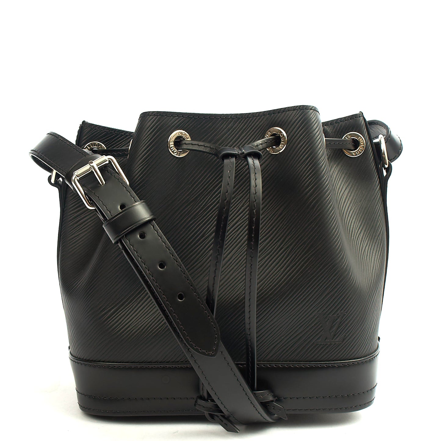 Louis Vuitton Bucket Bag Noe BB in Black, Epi Leather — Alternate View 8