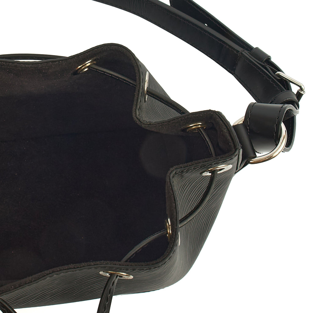 Louis Vuitton Bucket Bag Noe BB in Black, Epi Leather — Alternate View 14