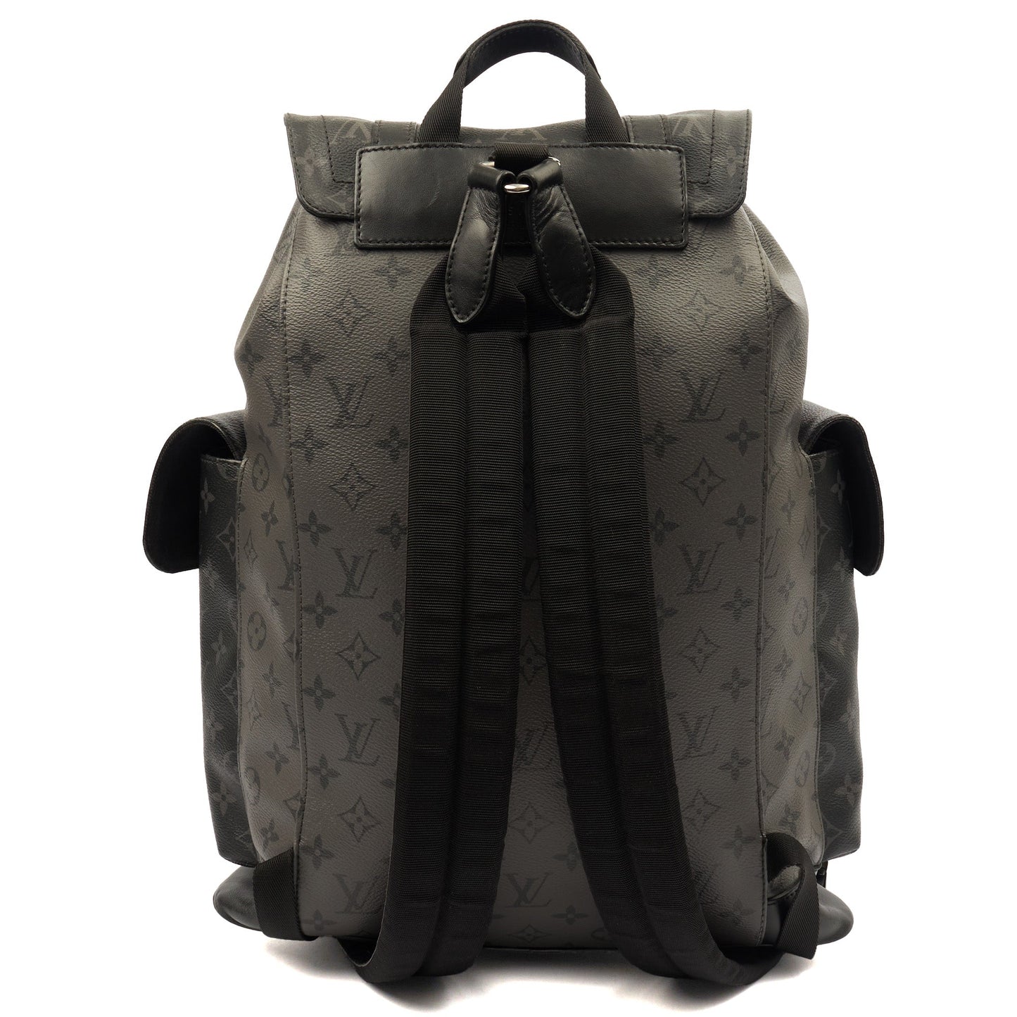 Louis Vuitton Backpack Christopher MM Backpack in Monogram Eclipse — Top View