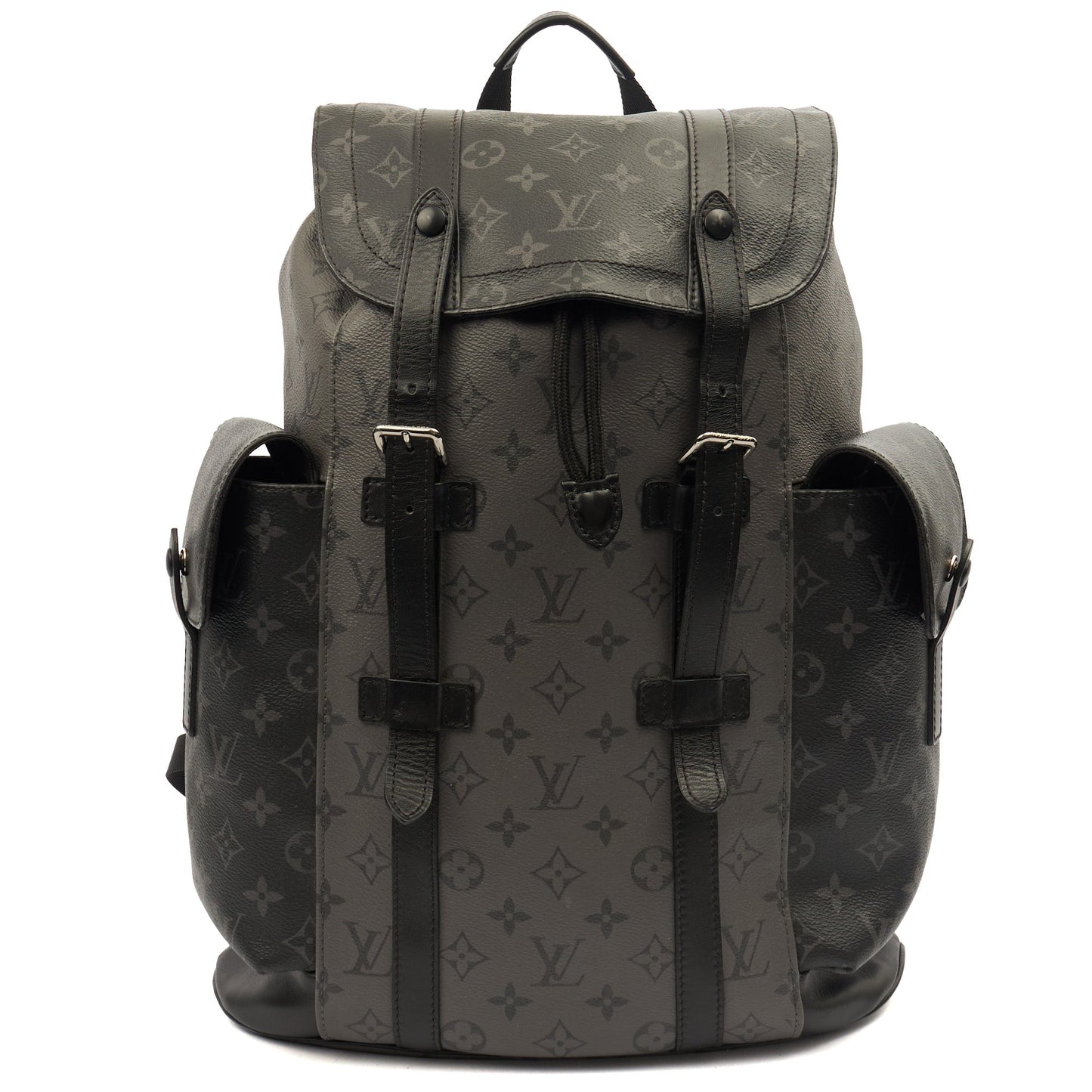 Louis Vuitton Backpack Christopher MM Backpack in Monogram Eclipse — Front View