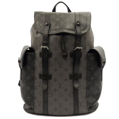 Louis Vuitton Backpack Christopher MM Backpack in Monogram Eclipse — Front View