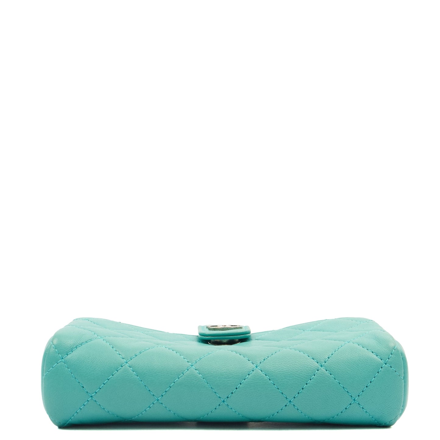 Chanel Other Compact Wallet in Blue, Lambskin Leather — Top View