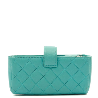 Chanel Other Compact Wallet in Blue, Lambskin Leather — Alternate View 21