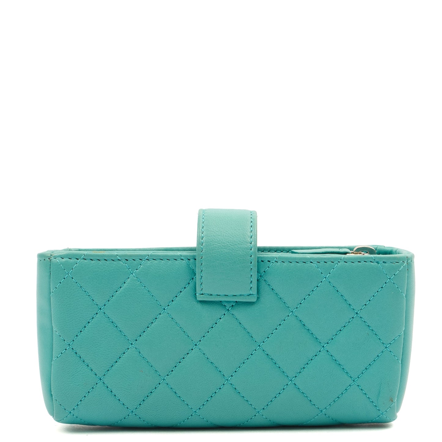Chanel Other Compact Wallet in Blue, Lambskin Leather — Alternate View 12