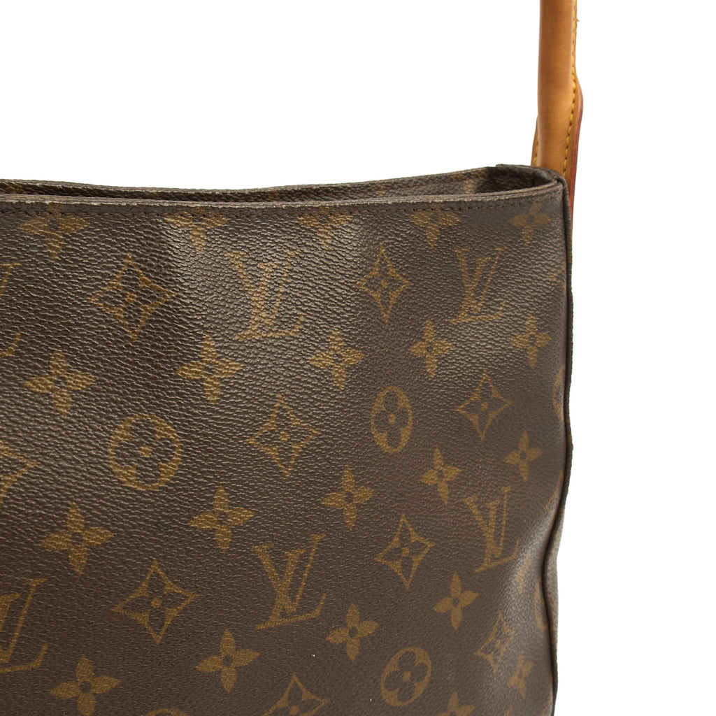 Louis Vuitton Shoulder Bag Looping MM in Monogram, Canvas — Lifestyle View