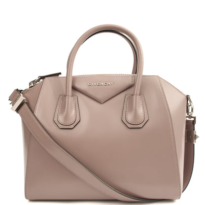 Givenchy Tote Antigona - Small in Neutral, Box Calfskin — Front View