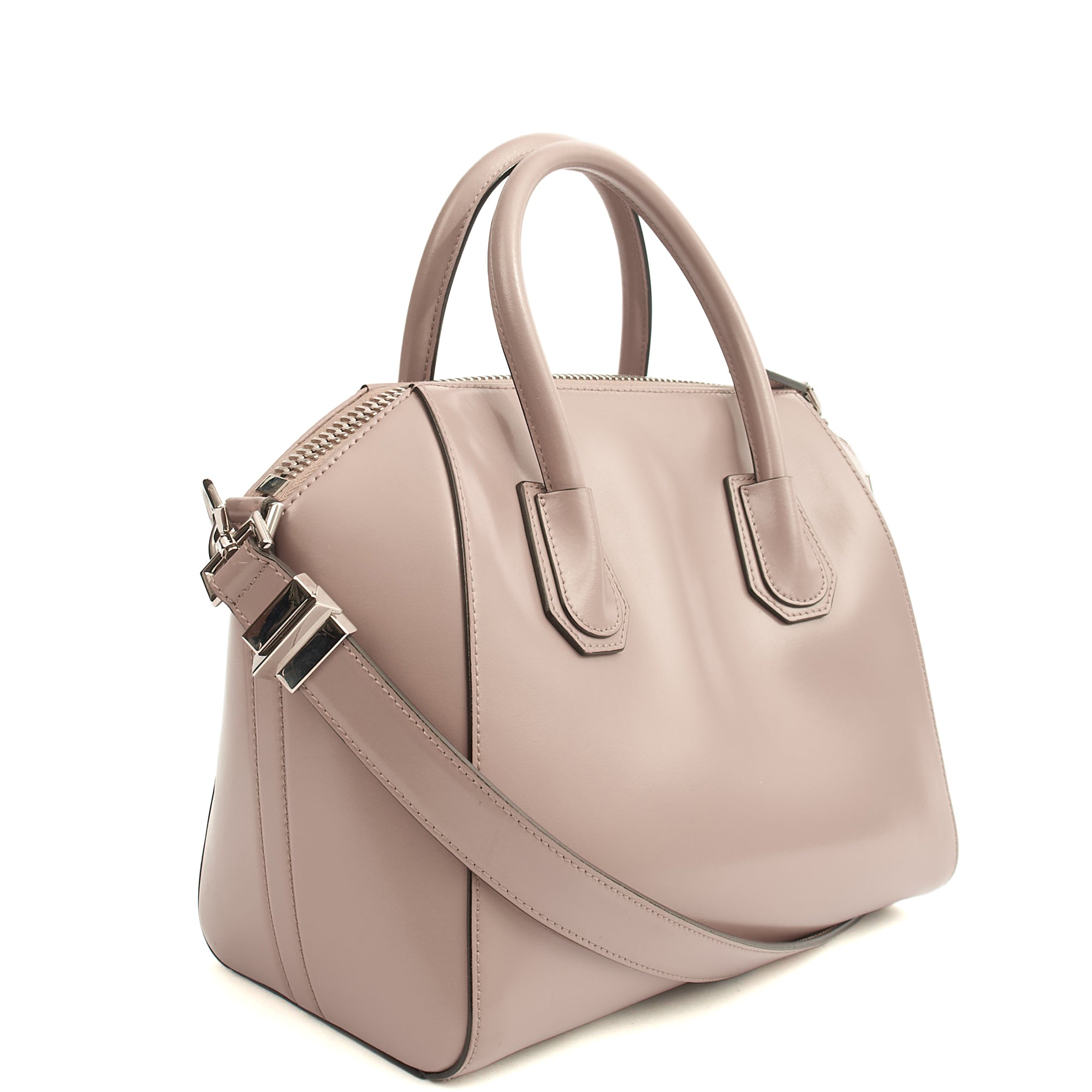 Givenchy Tote Antigona - Small in Neutral, Box Calfskin — Side View