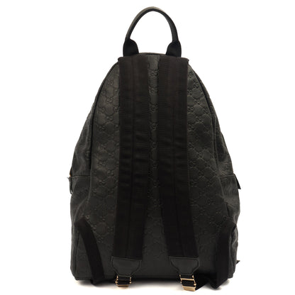 Gucci Backpack Backpack in GG Supreme, Leather — Top View