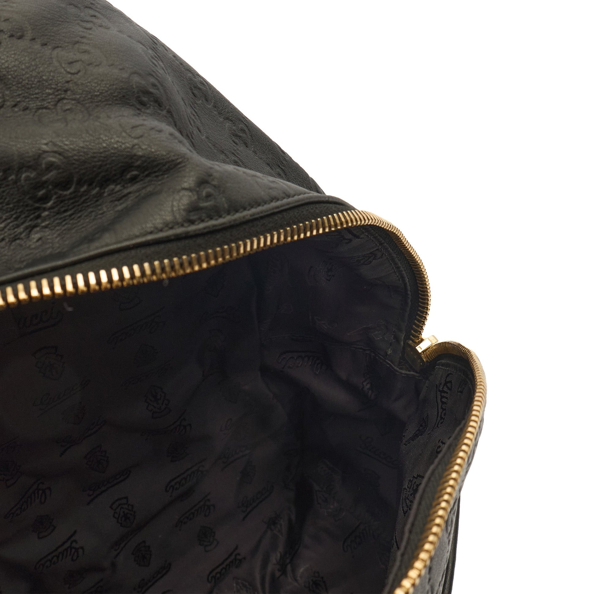 Gucci Backpack Backpack in GG Supreme, Leather — Lifestyle View
