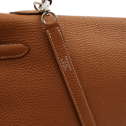 Hermes Top Handle Kelly 35 in Gold, Togo Leather — Alternate View 12