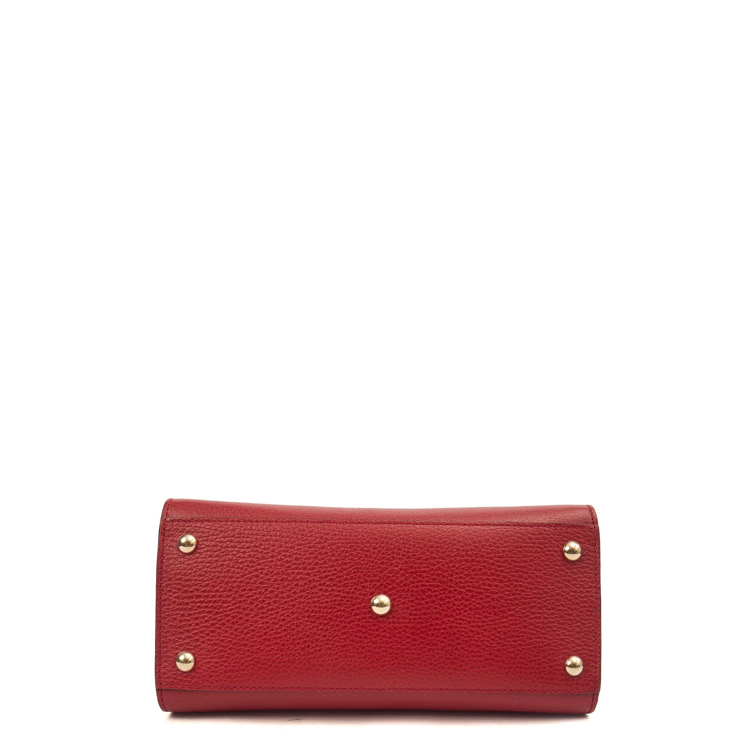 Gucci Tote Soho Top Handle in Red, Leather — Top View