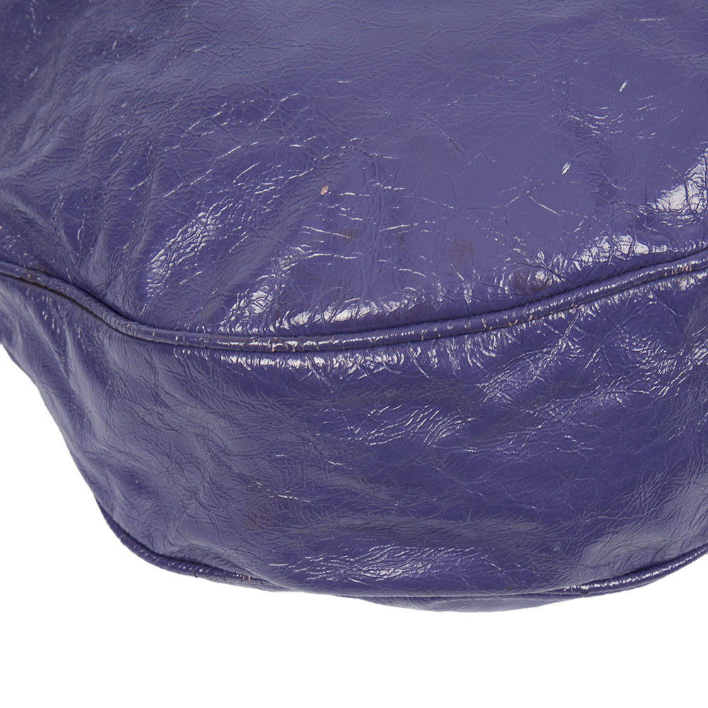Mulberry Shoulder Bag Mitzy Hobo in Purple, Calfskin Leather — Alternate View 12