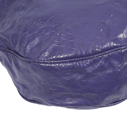 Mulberry Shoulder Bag Mitzy Hobo in Purple, Calfskin Leather — Alternate View 38