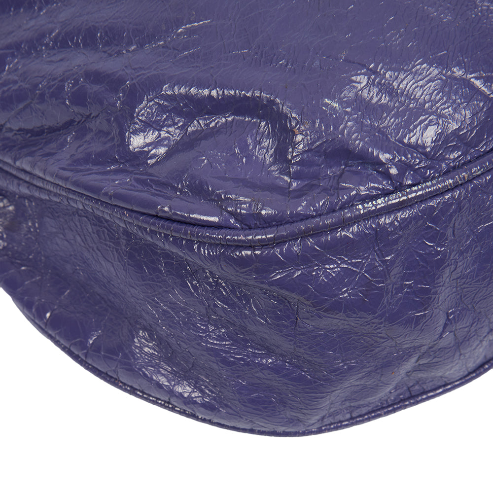 Mulberry Shoulder Bag Mitzy Hobo in Purple, Calfskin Leather — Alternate View 10