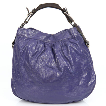 Mulberry Shoulder Bag Mitzy Hobo in Purple, Calfskin Leather — Alternate View 30