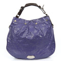 Mulberry Shoulder Bag Mitzy Hobo in Purple, Calfskin Leather — Front View