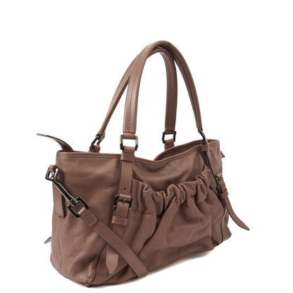 Burberry Tote Shoulder Bag in Pink, Leather — Alternate View 8