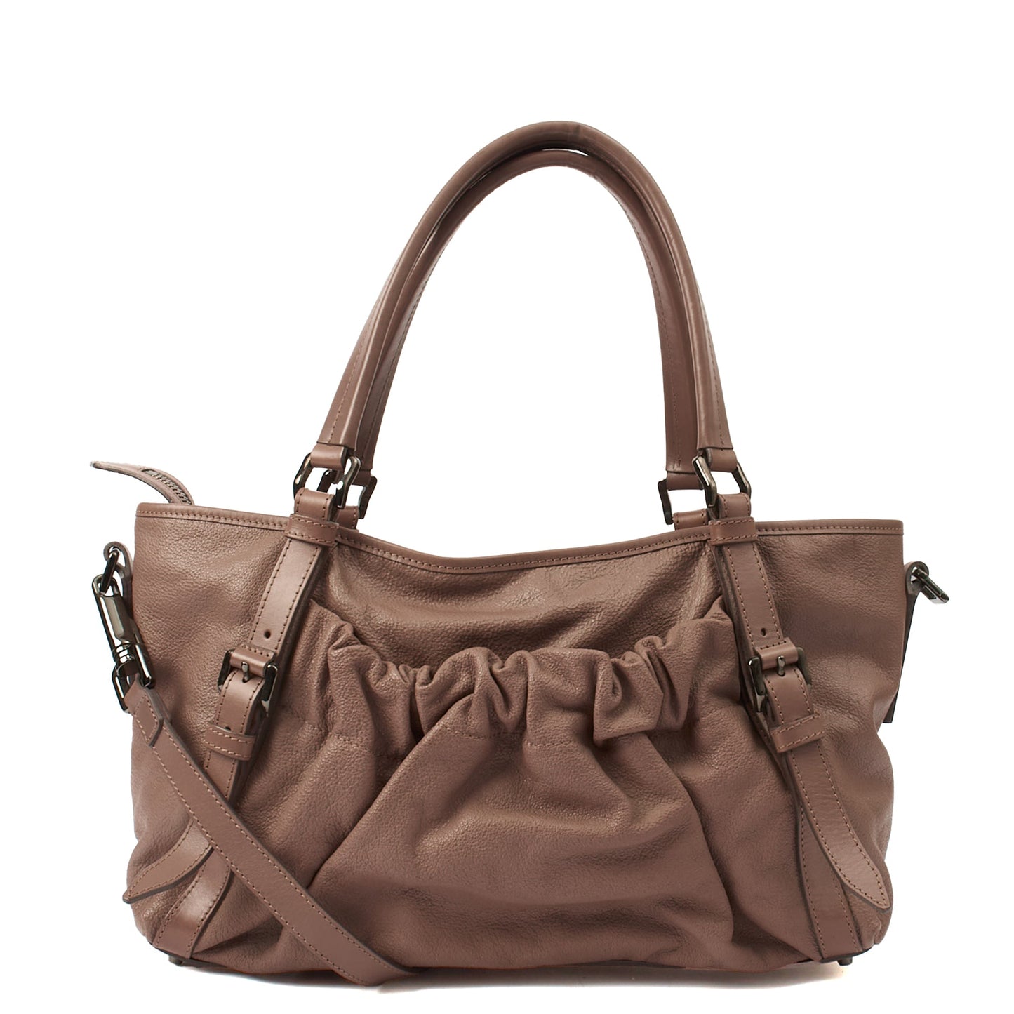 Burberry Tote Shoulder Bag in Pink, Leather — Alternate View 9