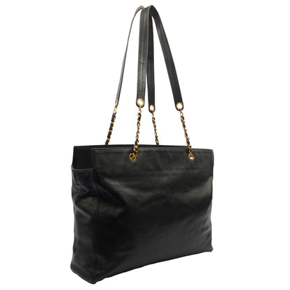 Chanel Tote Tote in Black, Caviar Leather — Alternate View 10
