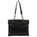 Chanel Tote Tote in Black, Caviar Leather — Front View