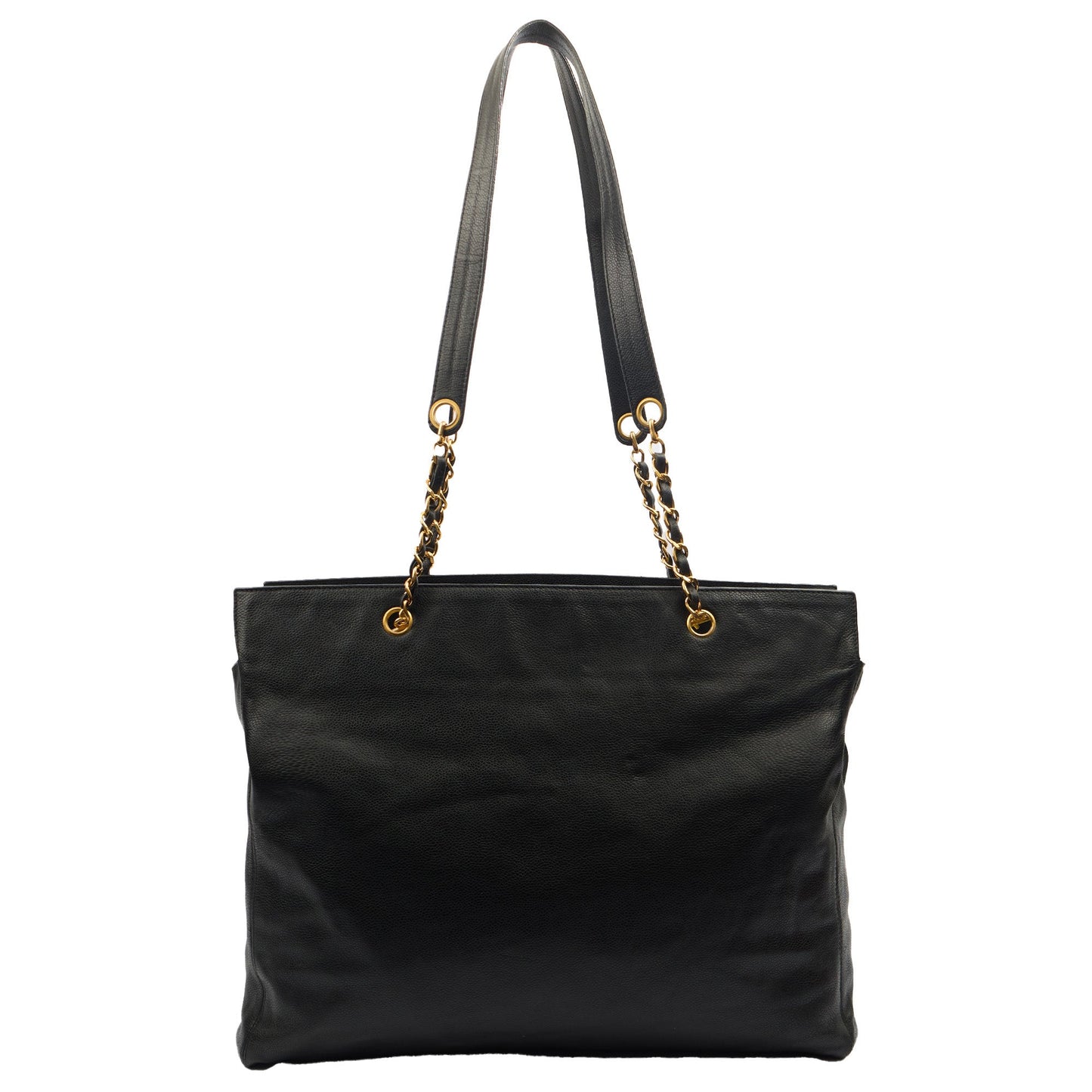 Chanel Tote Tote in Black, Caviar Leather — Alternate View 9