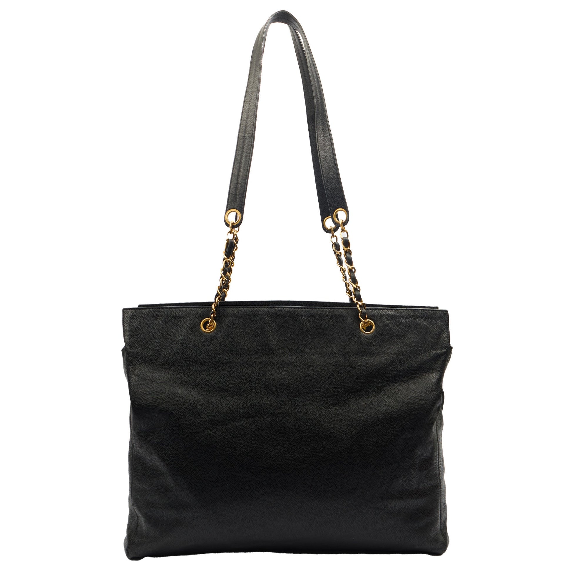 Chanel Tote Tote in Black, Caviar Leather — Alternate View 9