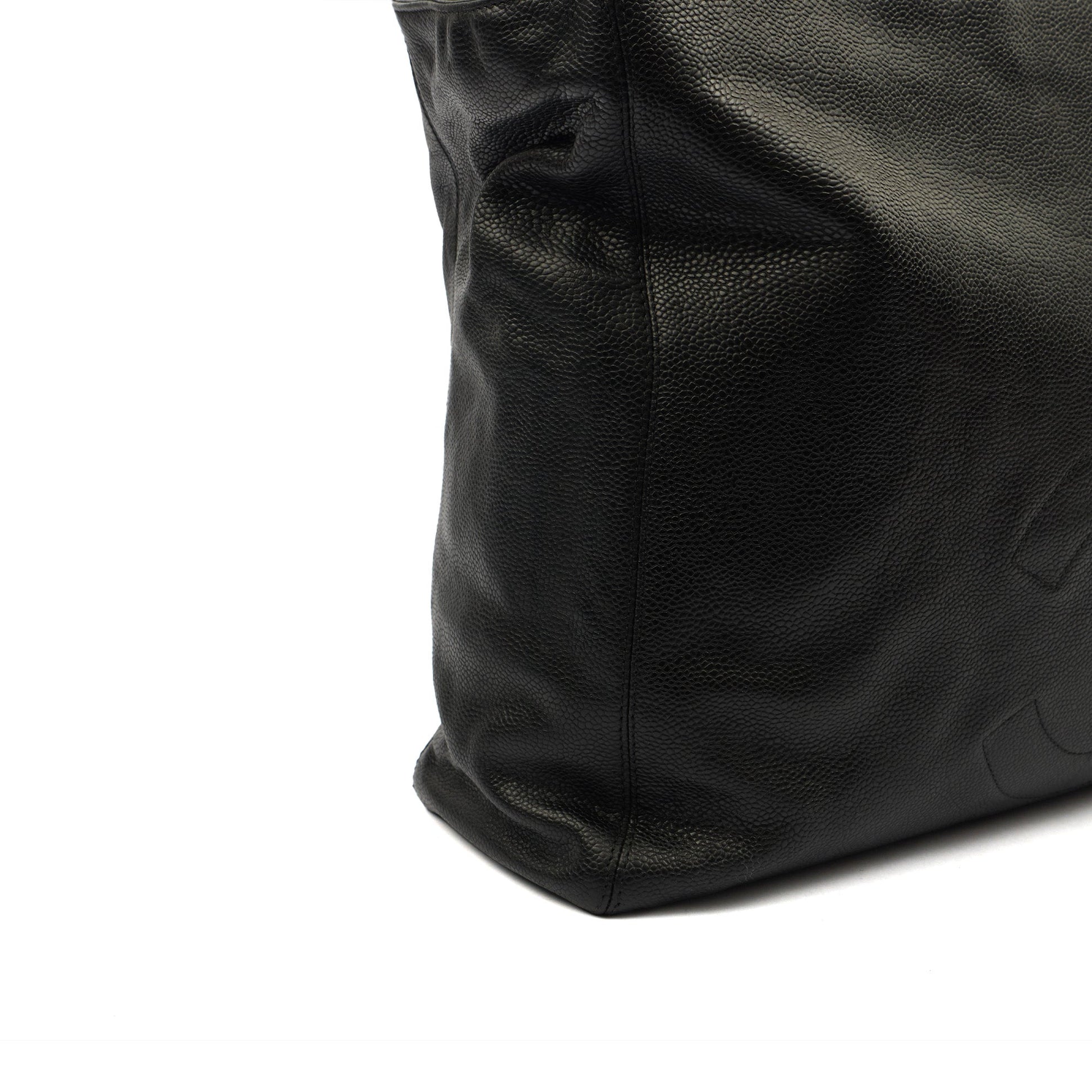 Chanel Tote Tote in Black, Caviar Leather — Alternate View 7