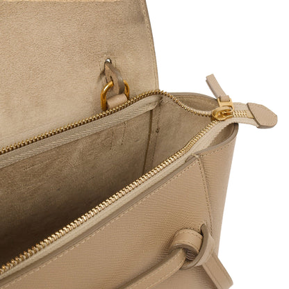 Celine Top Handle Belt Bag - Nano in Cream, Box Calfskin — Alternate View 7