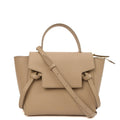 Celine Top Handle Belt Bag - Nano in Cream, Box Calfskin — Front View